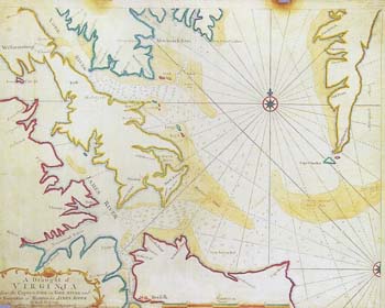 Jamestowne Historic Map