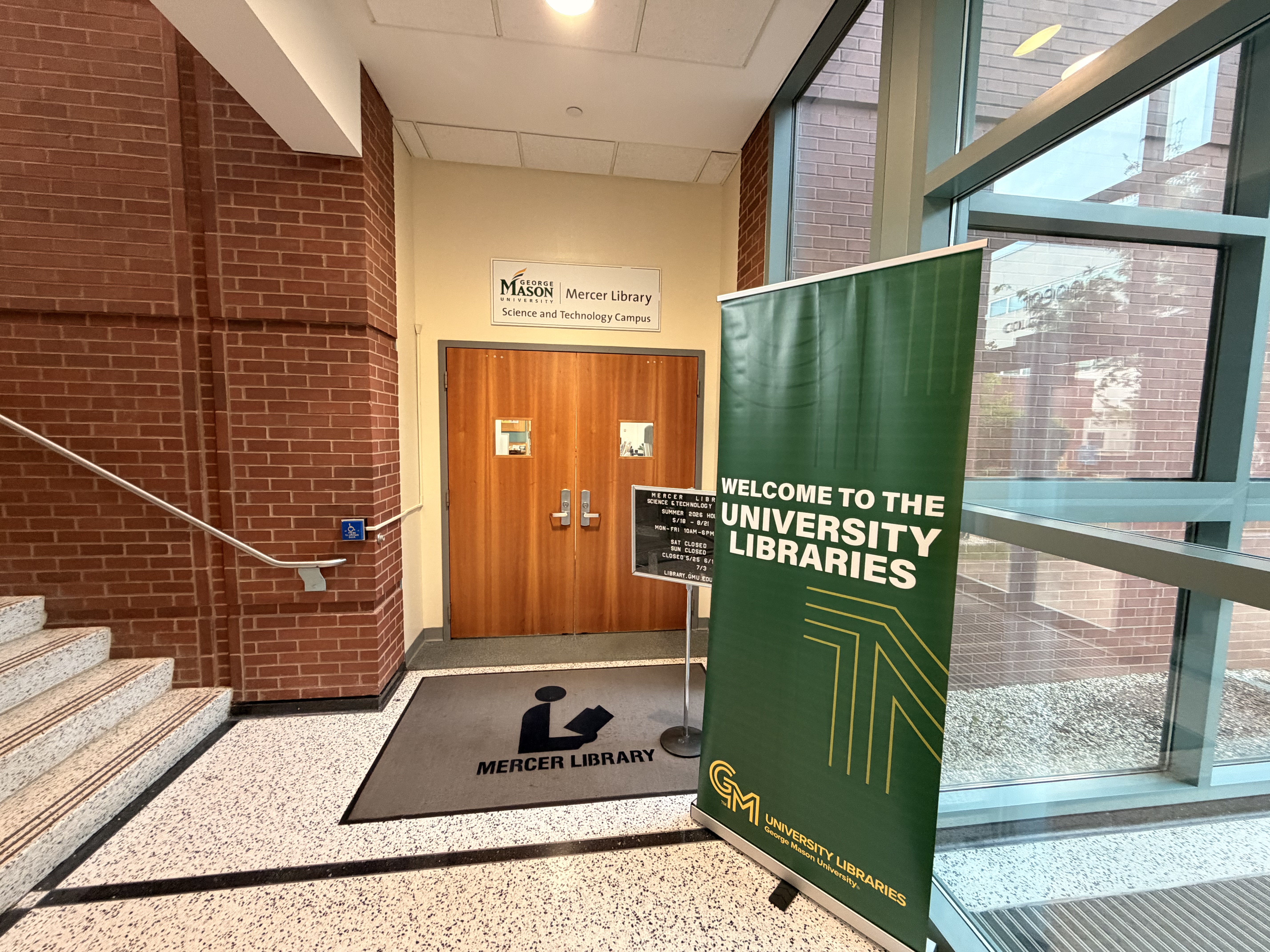 Mercer Library study area